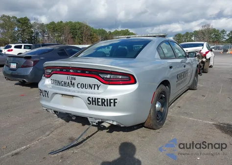 2021 Dodge Charger Police Rwd из США, поврежденный, VIN 2C3CDXAT8MH643477